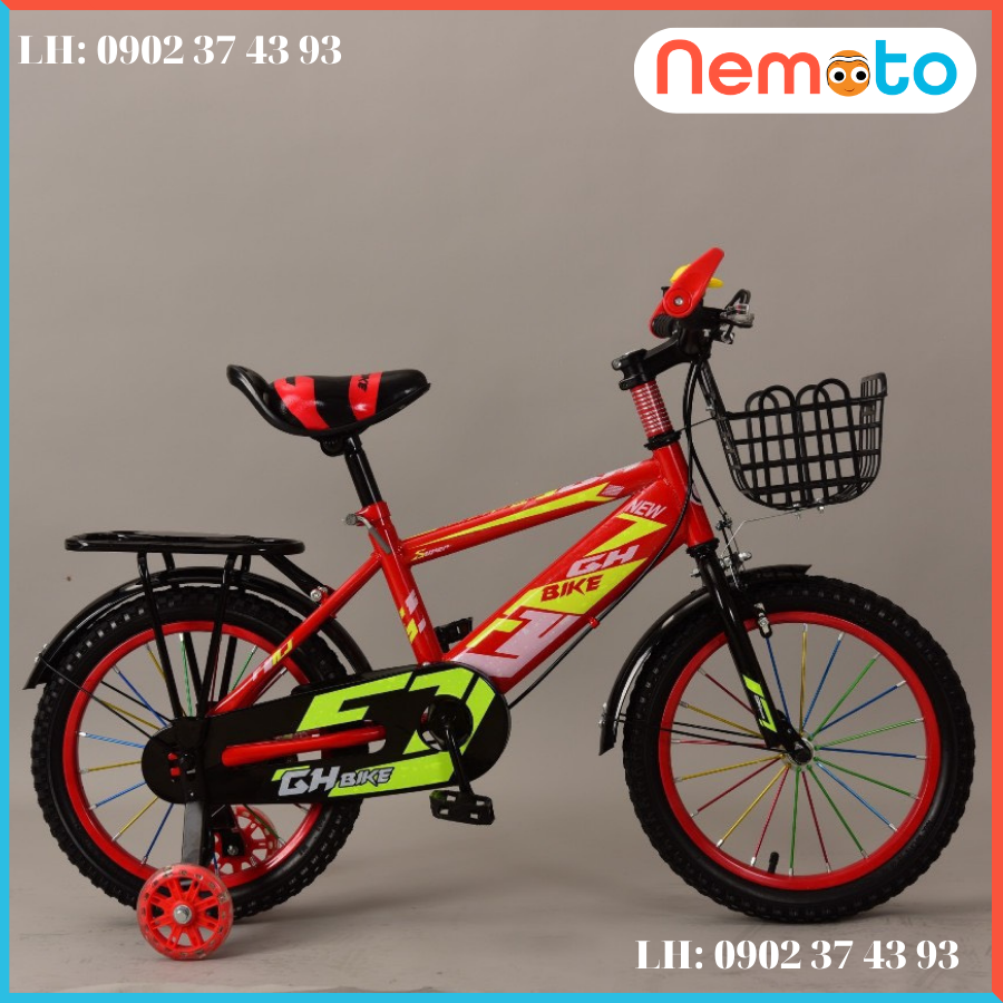 Xe Đạp Nam Khung Thể Thao MT Cho Bé Trai 4 Tuổi size 16in -  MT-16