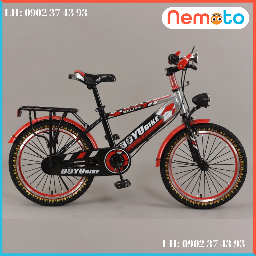 Xe Đạp Nam MT 18in - 6 Tuổi trở lên, Khung Thời Trang Cổ Ngang (MT-18)