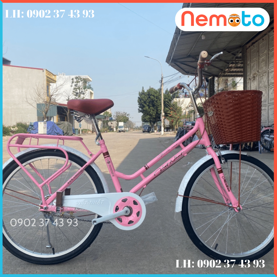 Xe Đạp Nữ Việt Nhật Mini Cao Cấp Size 20 inch - Mã PU-VN1