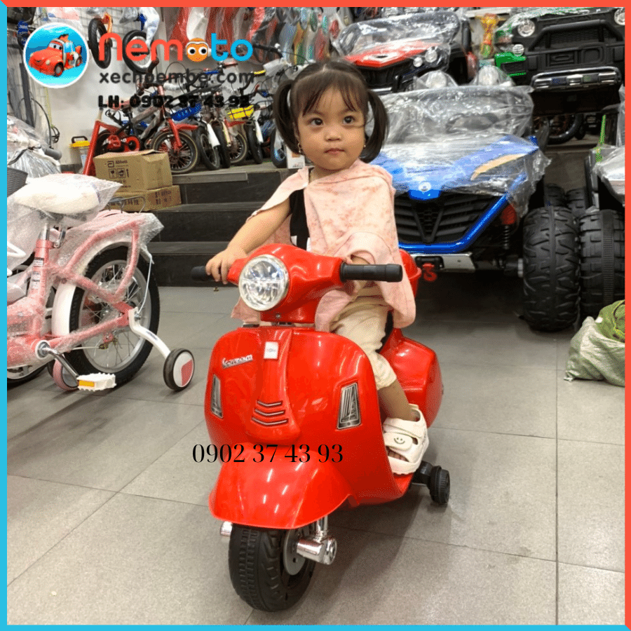 XE VESPA MINI CHO BÉ