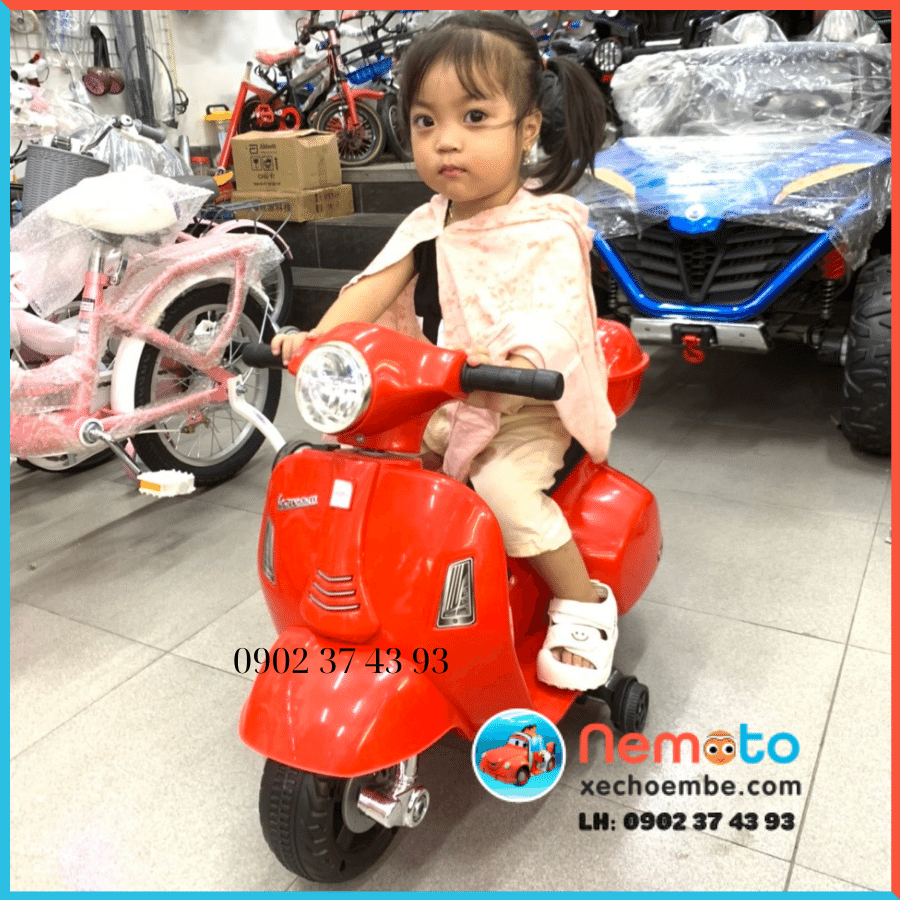 XE VESPA MINI CHO BÉ