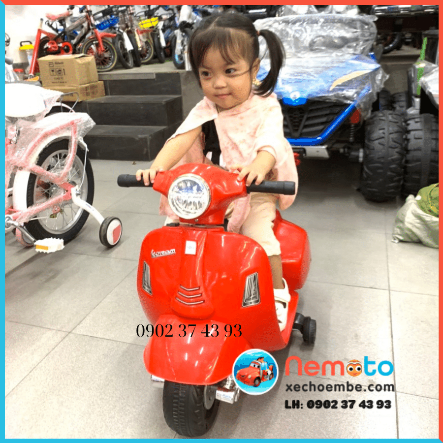 XE VESPA MINI CHO BÉ