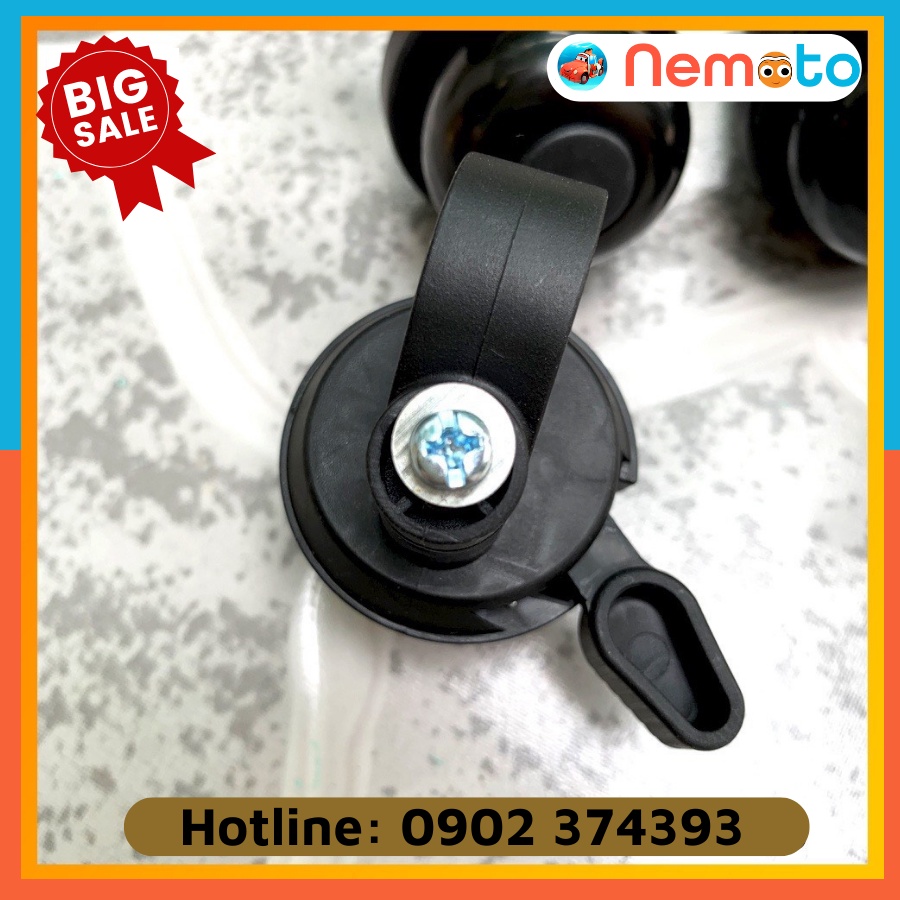 Chuông xe đạp đen mini cao cấp - Kêu 2 tiếng to và rõ