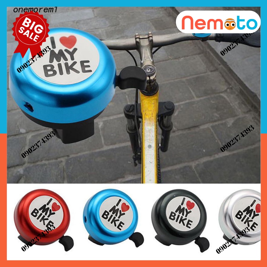 Chuông xe đạp " i love My Bike"