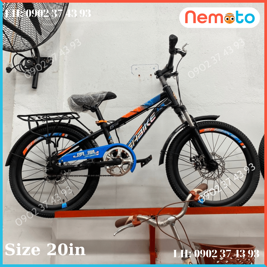 Xe Đạp Nam Thể Thao Cao Cấp Phuột Nhún/Thắng Đĩa Size 20inch - Mã SHBIKE