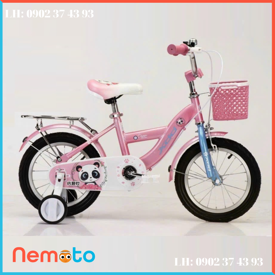 Xe Đạp Nữ Xinh Hồng Mới Cho Bé Từ 7 Tuổi Size 20in - XDD-20H