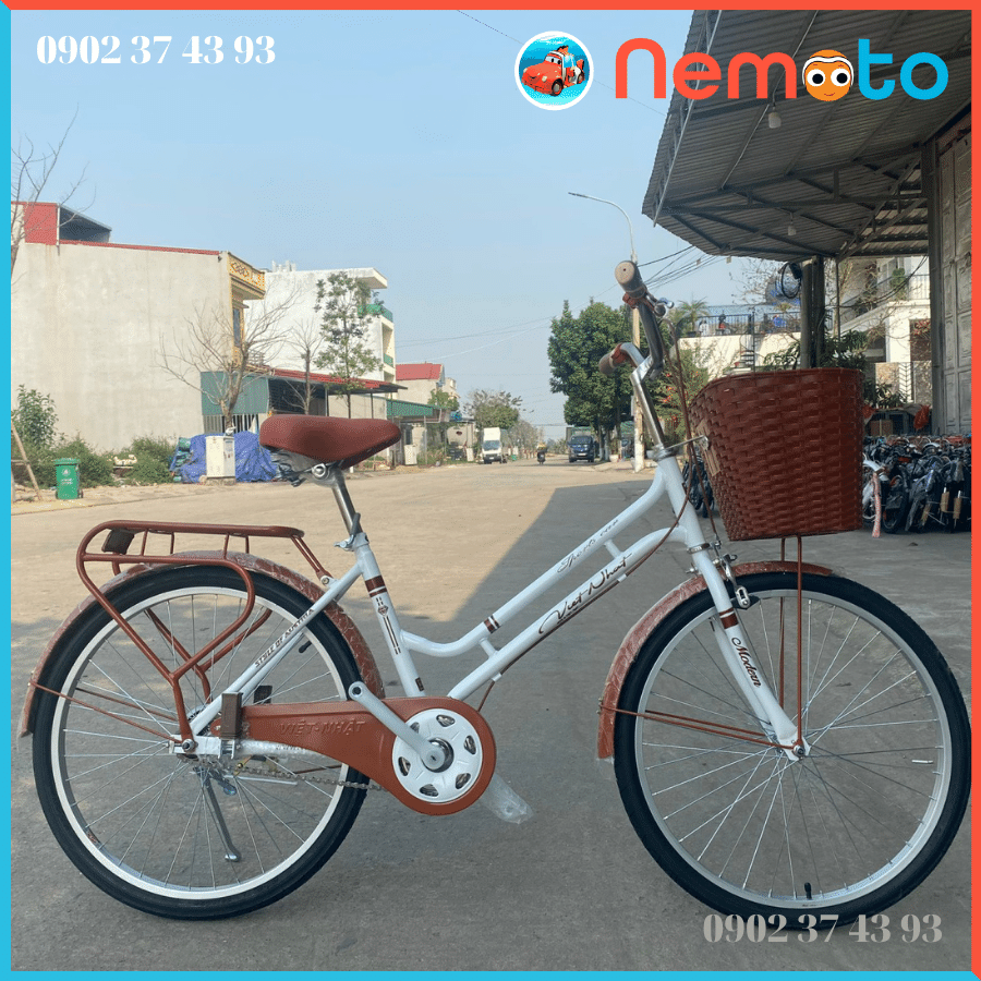 Xe Đạp Nữ Việt Nhật Mini Cao Cấp Size 20 inch - Mã PU-VN1