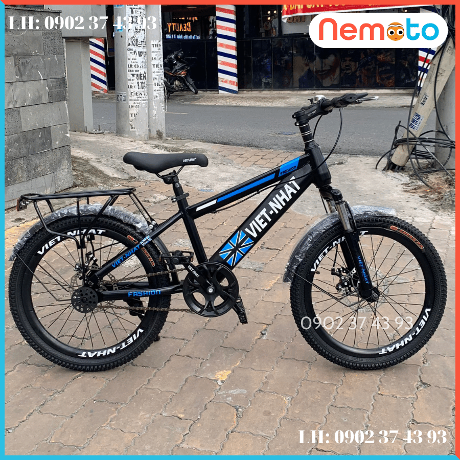 Xe Đạp Việt Nhật Xe Đạp Nam Hàng Việt Nam Kiểu Dáng Thể Thao Có Baga Size 20inch - Mã VN-101