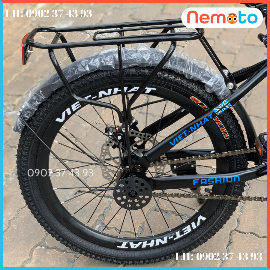 Xe Đạp Việt Nhật Xe Đạp Nam Hàng Việt Nam Kiểu Dáng Thể Thao Có Baga Size 20inch - Mã VN-101