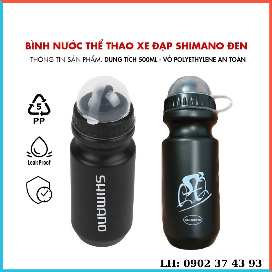 Bình Nước Cầm Tay, Gắn xe đạp thể thao tiện lợi - Dung tích 500ml