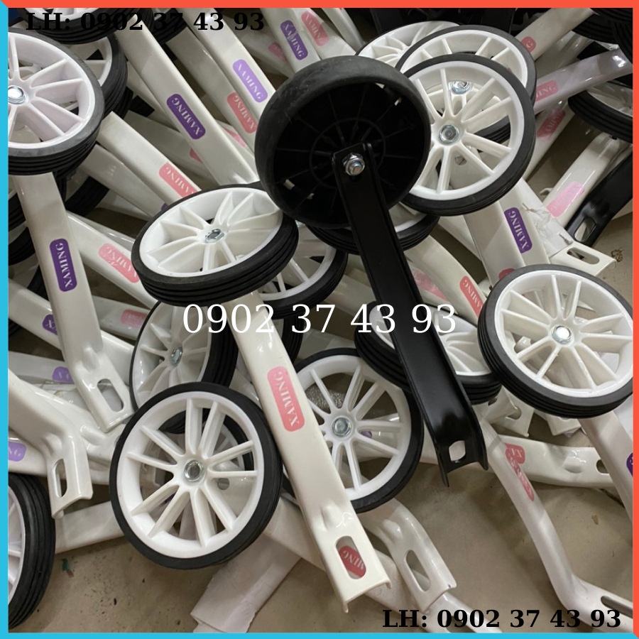 Bánh phụ xe đạp cao su chạy êm ái size 16-18-20in