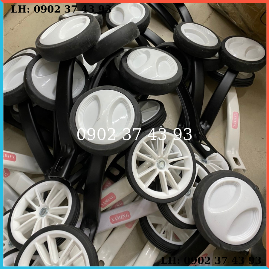 Bánh phụ xe đạp cao su chạy êm ái size 16-18-20in
