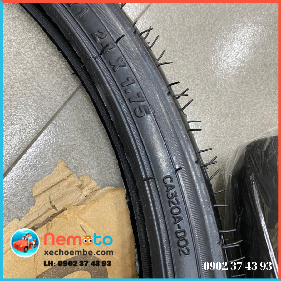 Lốp xe đạp (vỏ xe đạp) size 12-14-16-18-20-24-26inch Casumina, Kenda, Deli Tire