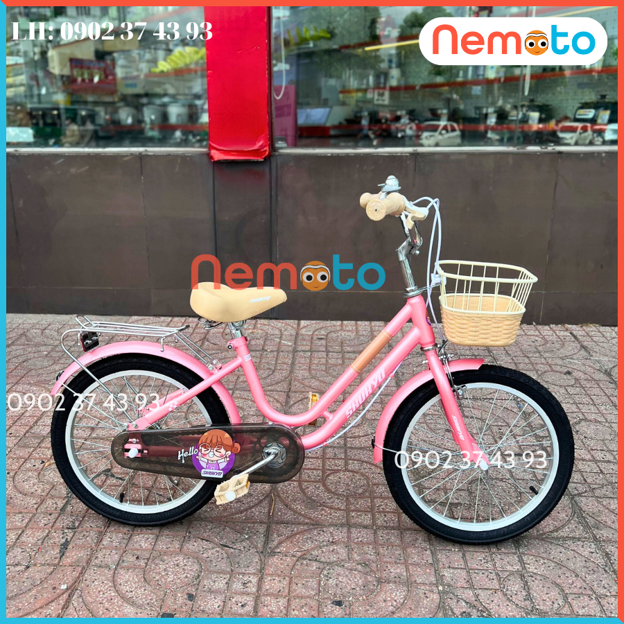 Xe Đạp Bé Gái Dễ Thương Size 16inch - Mã Shukyo-F2