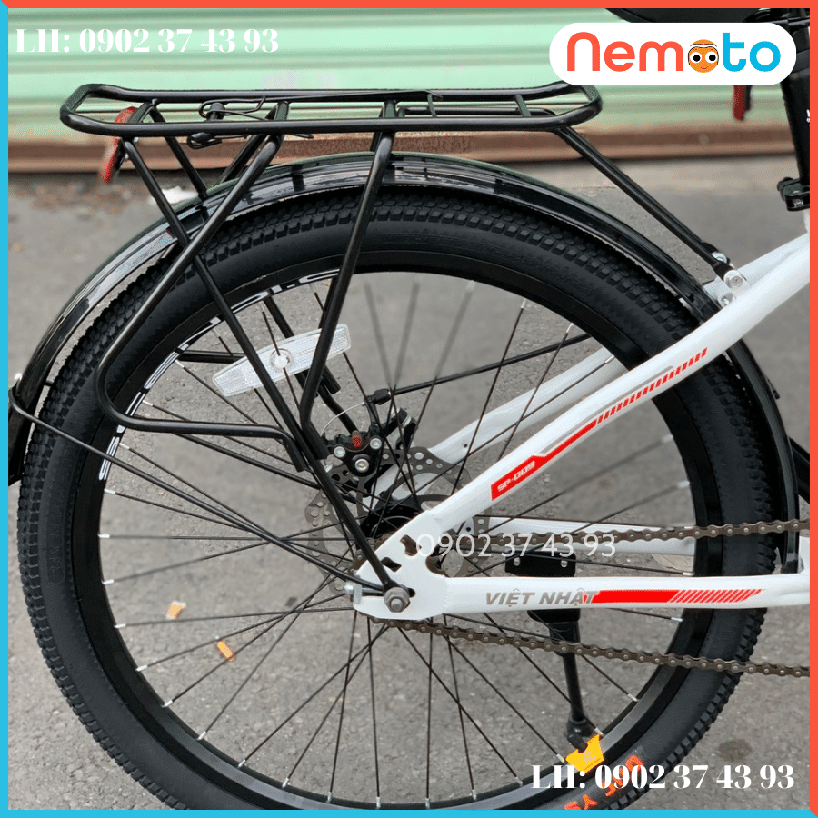 Xe Đạp Nam Việt Nhật - Hàng Việt Nam Cao Cấp Có Phuột,Thắng Đĩa Size 24inch - Mã DH3