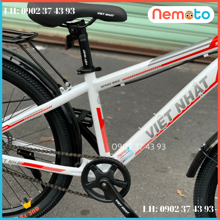Xe Đạp Nam Việt Nhật - Hàng Việt Nam Cao Cấp Có Phuột,Thắng Đĩa Size 24inch - Mã DH3