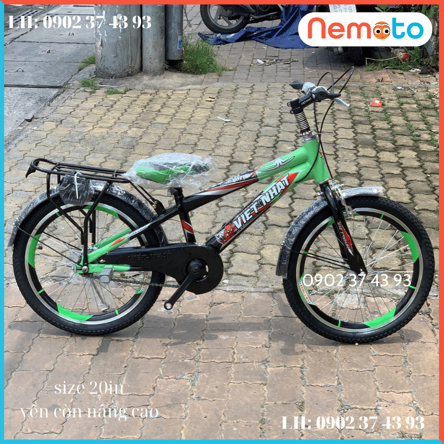 Xe Đạp Nam Việt Nhật Hàng Việt Nam Có Baga Size 20- Mã VN-NEW