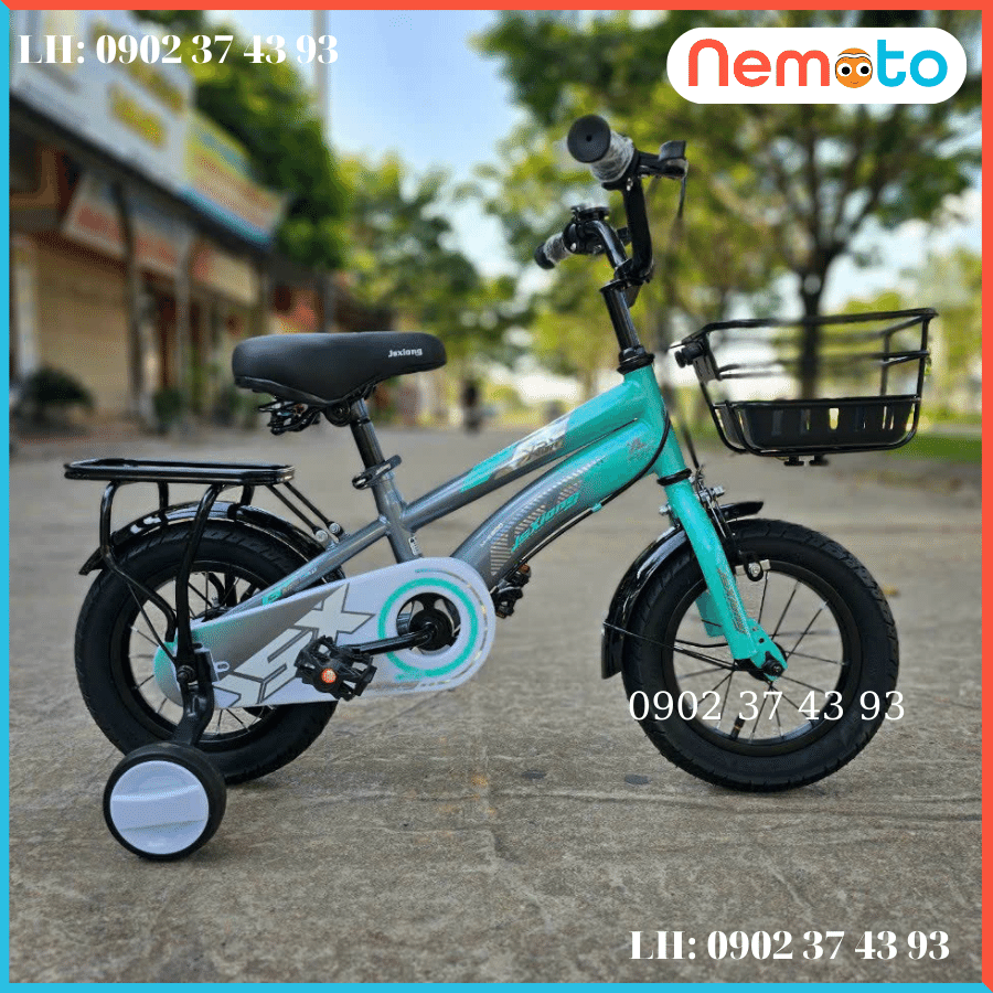 Xe Đạp Trẻ Em Năng Động Khung Cao Cấp Size 16 inch -Mã 2038