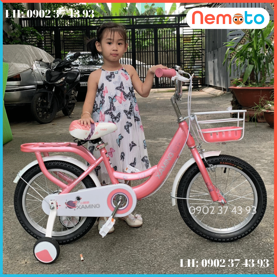 Xe đạp Nữ Xaming baga liền chắc chắn Size 20in - Mã XM11