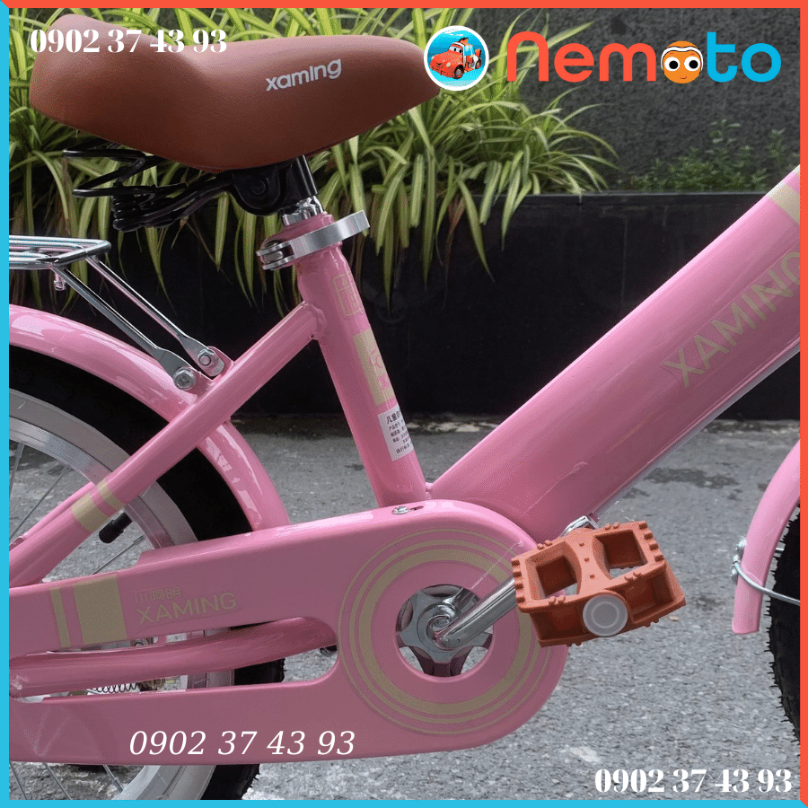 Xe đạp Nữ Xaming Màu Hồng Dễ Thương  Size 20 inch - Mã XM14