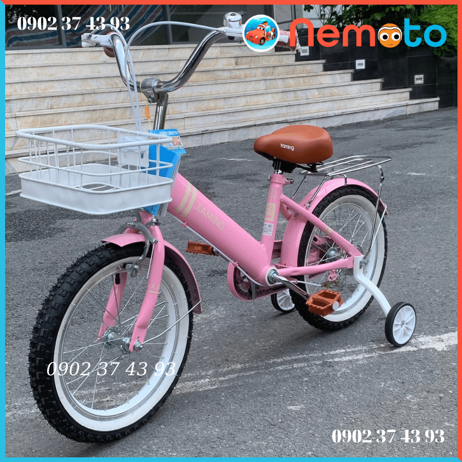 Xe đạp Nữ Xaming Màu Hồng Dễ Thương  Size 20 inch - Mã XM14