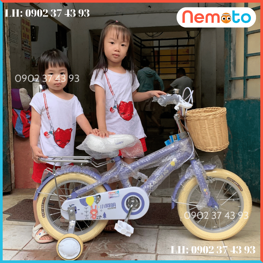 Xe Đạp Xaming Bé Gái Dễ Thương Size 16inch - Mã XM23