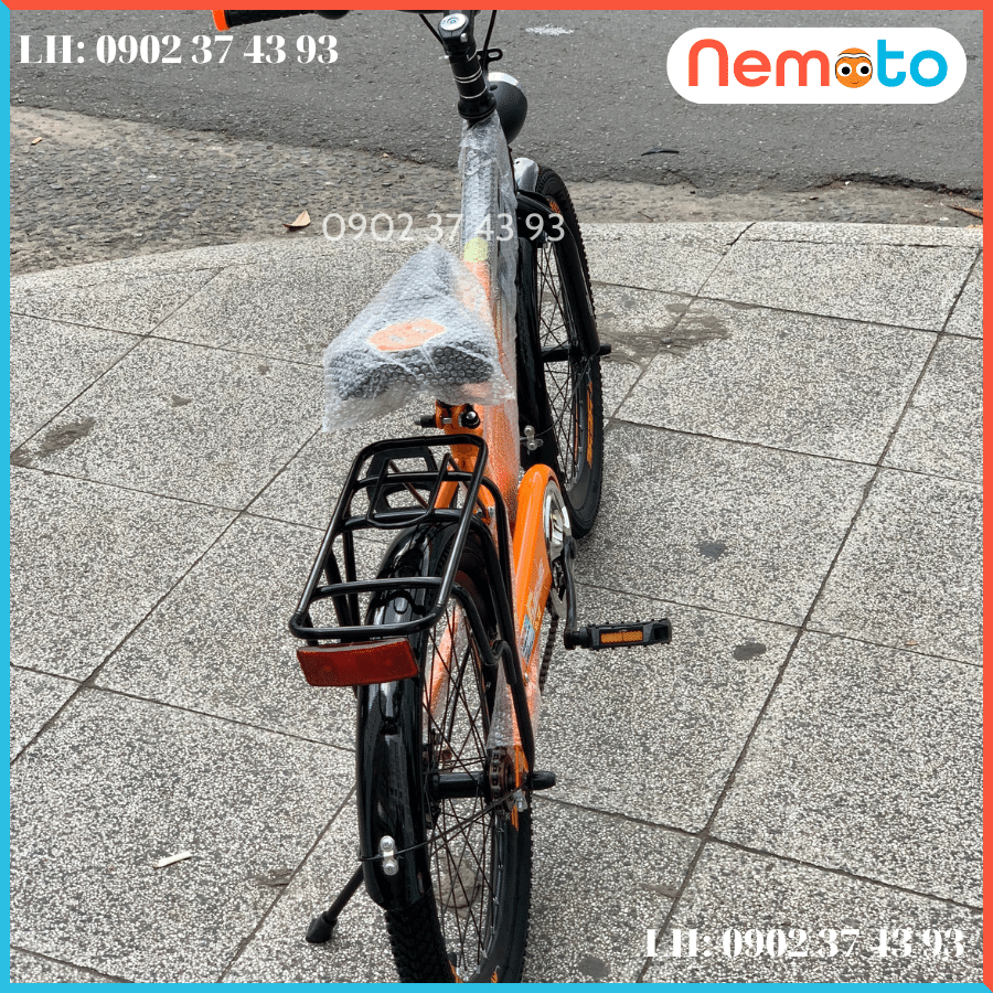 Xe Đạp Nam Khung 2 Sườn, Cổ Ngang Kèm Còi - Đèn Xe Size 20inch - Mã YEYE