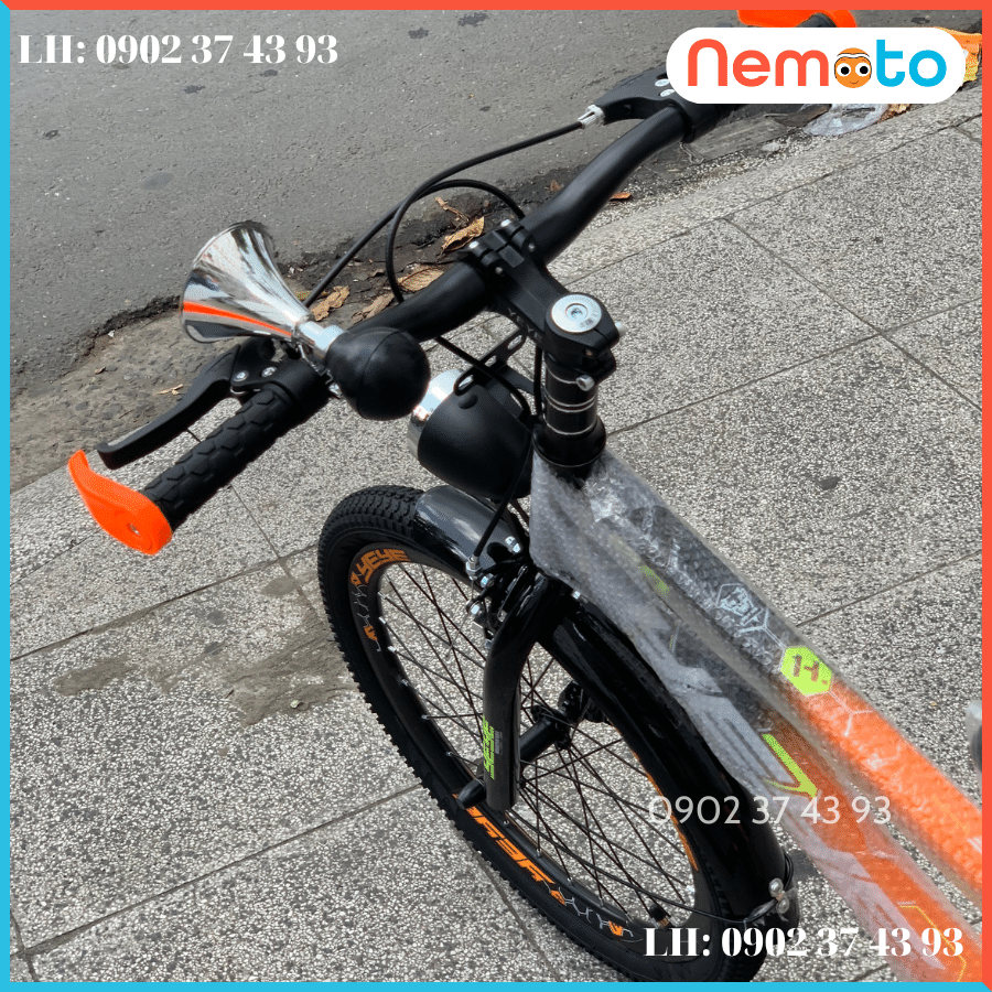 Xe Đạp Nam Khung 2 Sườn, Cổ Ngang Kèm Còi - Đèn Xe Size 20inch - Mã YEYE
