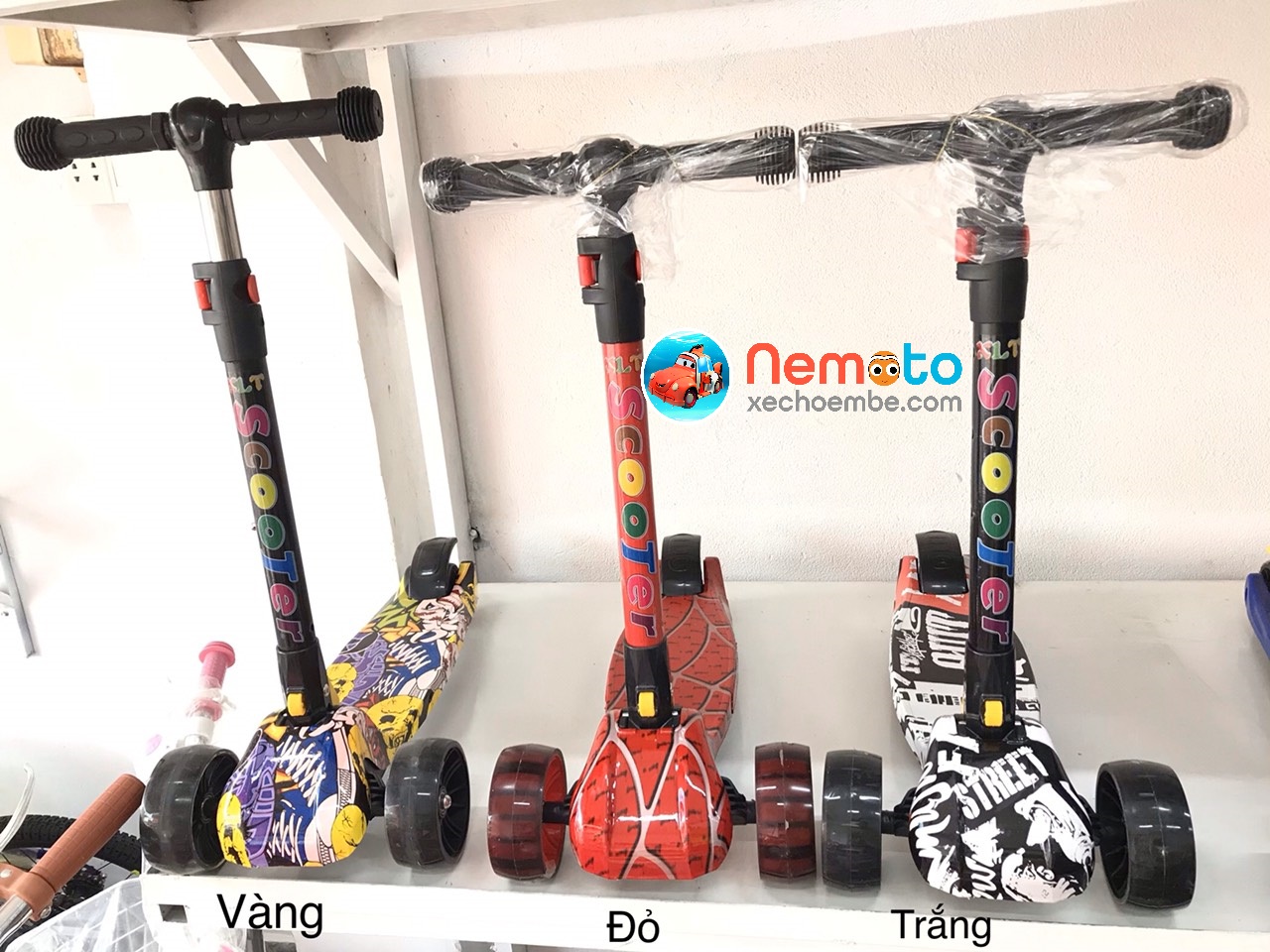 SCOOTER GRAFFITI CHO BÉ CÓ ĐÈN - NHẠC TX602