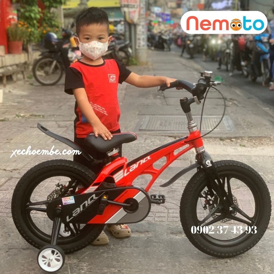 Xe Đạp Trẻ Em Cao Cấp Size 16inch - Mã LANQ