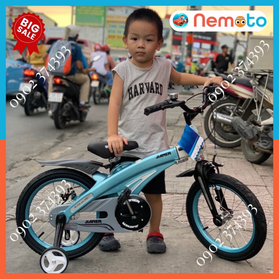 Xe Đạp Trẻ Em Jianer Cao Cấp Size 16 inch - Mã JIANER