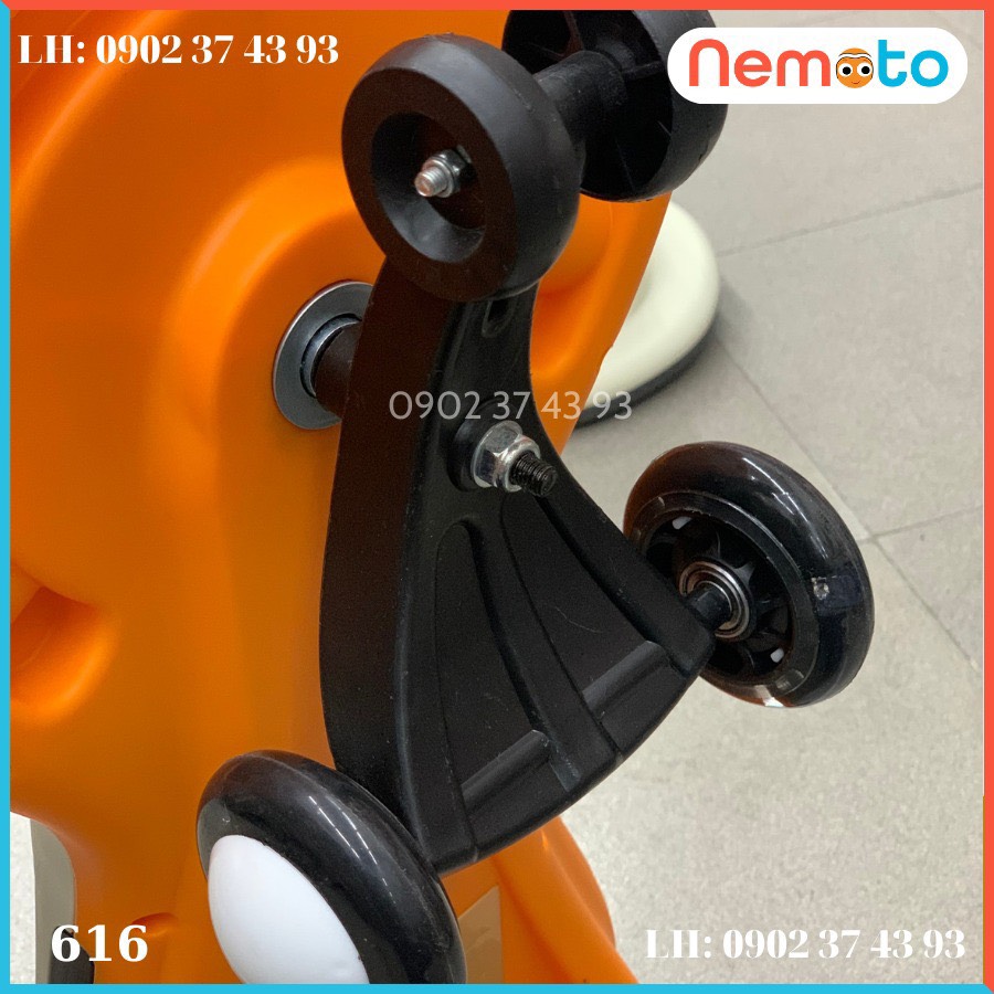 Xe Lắc Phi Hành Gia Có Đèn Nhạc Ngộ Nghĩnh - Cao Cấp Cho Bé Cưng - Màu Ngẫu Nhiên 616