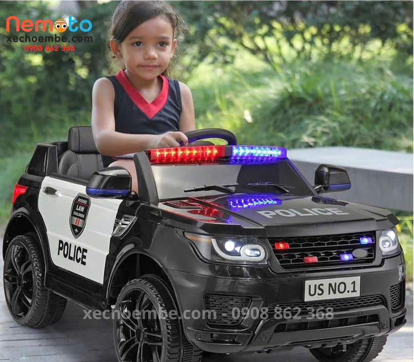 XE Ô TÔ ĐIỆN CẢNH SÁT MÃ MC 765LT