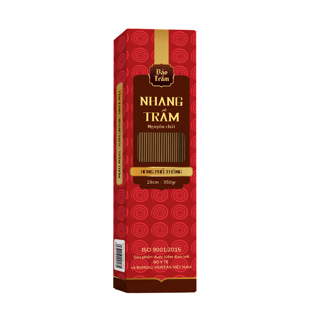 Nhang Trầm Hương Phổ Thông - Hộp Đỏ