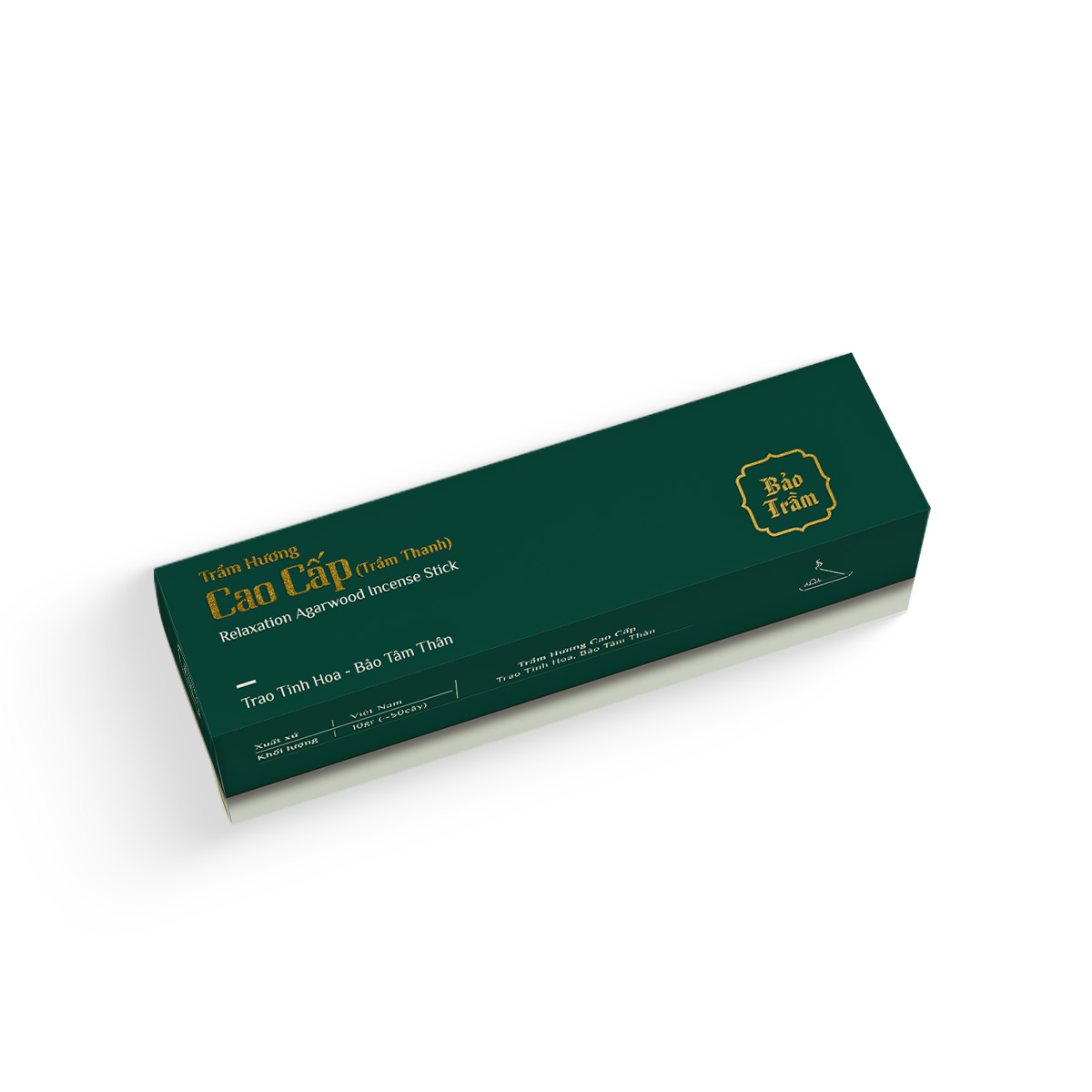 Trầm Thanh Đặc Biệt - Hộp Xanh Lá - 10 cm - 10 g