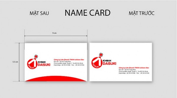 KÍCH THƯỚC CARD VISIT CHUẨN THÔNG DỤNG NHẤT HIỆN NAY KÍCH THƯỚC CARD VISIT CHUẨN THÔNG DỤNG NHẤT HIỆN NAY