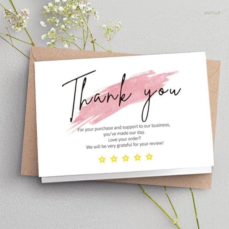 Thiệp cảm ơn khách hàng, card cảm ơn, thank you card chất liệu giấy cứng  cáp dày dặn kích thước 9x5,5 cm | Shopee Việt Nam