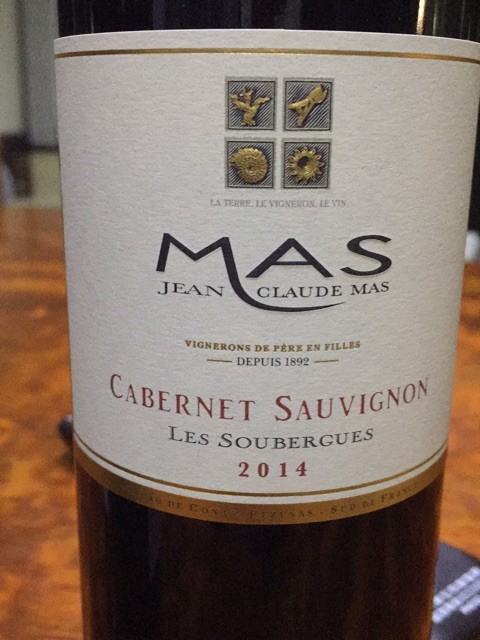 Rượu vang Jean Claude Mas Les Soubergues Cabernet Sauvignon