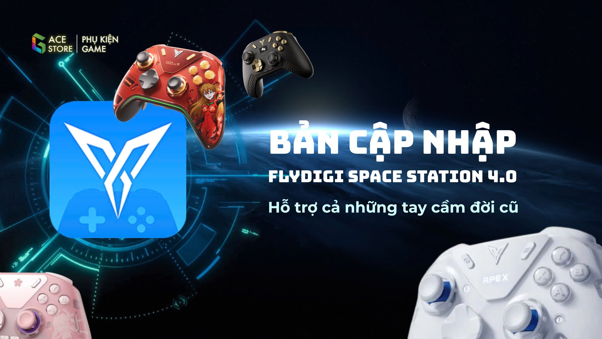 Cập Nhập Ngay Ứng Dụng Flydigi Space Station 4 – Đã Hỗ Trợ Tay Cầm Đời Cũ Hơn (Apex 4 trở xuống)