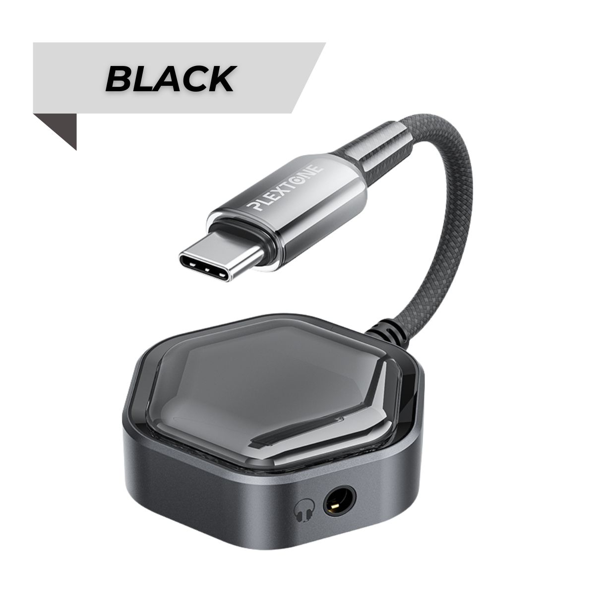 Plextone GS1 Pro – Jack chuyển Type-C sang 3.5mm kiêm sạc nhanh 60W