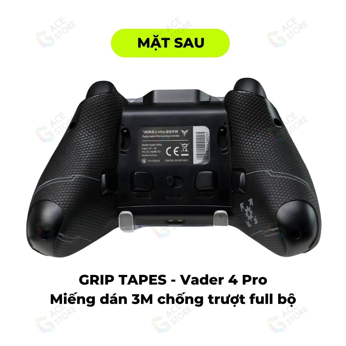 [Ảnh thật] Grip Tape Flydigi Dune Fox, Vader 4 Pro  – Miếng Dán 3M Chống Trượt Full Bộ Chính Hãng