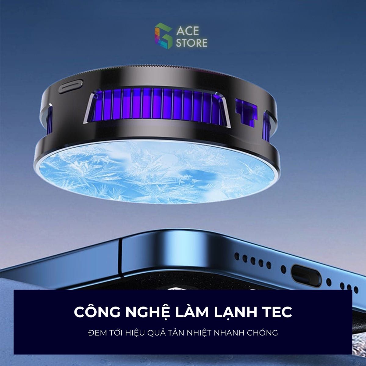 AL19 - Quạt Tản Nhiệt Sò Lạnh Từ Tính |  Màn Hình Hiển Thị Nhiệt Độ | Đèn LED RGB Gaming