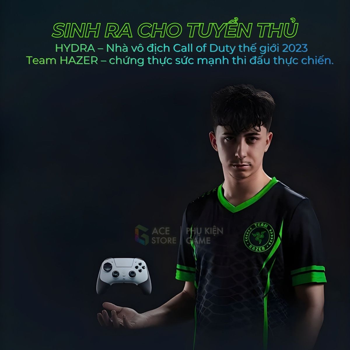 [Chính hãng] Tay Cầm Chơi Game Razer Raiju V3 Pro – Chuẩn Esports Cho PS5™ & PC