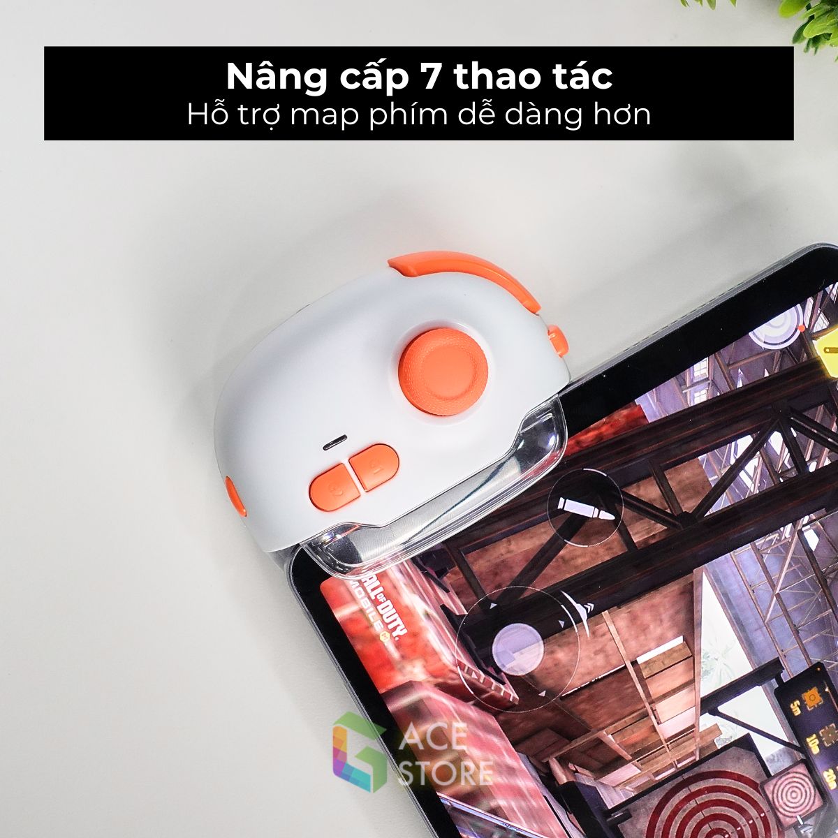 GACE Gaming MB03 - Tay cầm chơi game mobile hỗ trợ ghìm tâm, Marco, Autotap