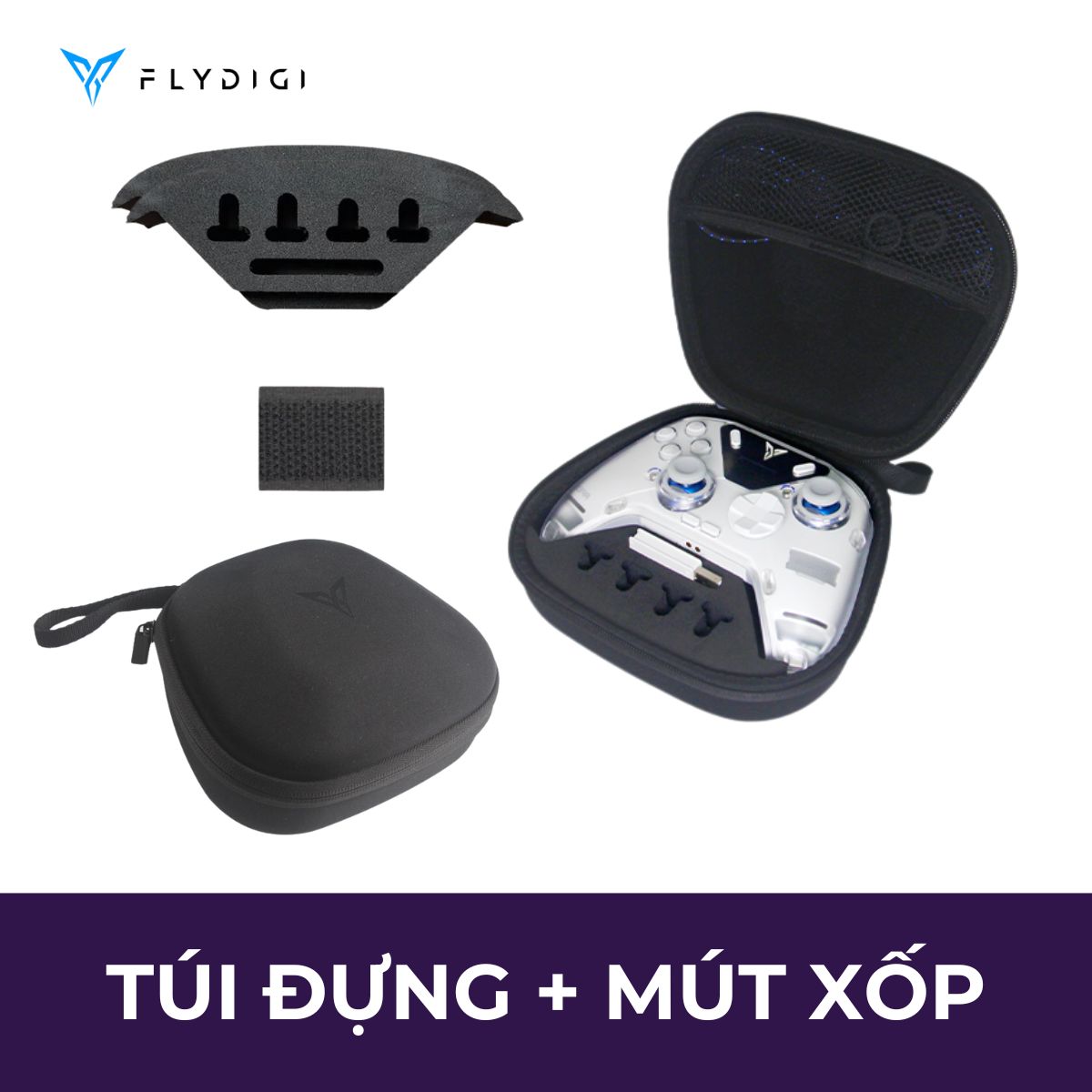 Túi Đựng Flydigi chống sốc, chống nước cho tay cầm Flydigi Apex 4 / Vader 4 Pro / Xbox / Dualsense