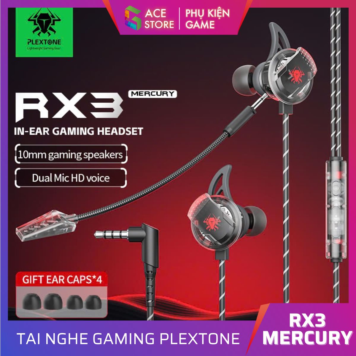 Tai nghe chơi game Plextone Plextone Rx3 Mercury