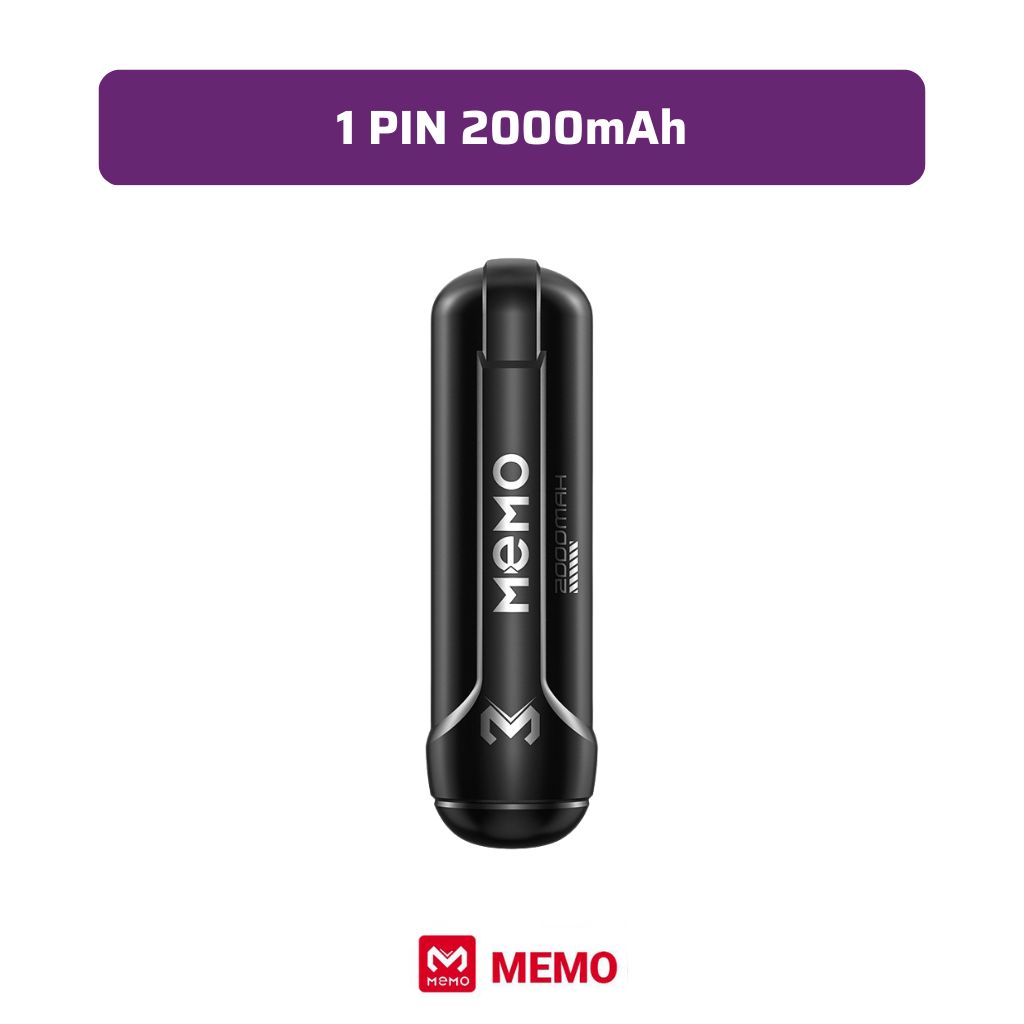 Memo DL10 | Quạt tản nhiệt sò lạnh tích hợp pin 2000 mAh Gace Store phân phối chính hãng