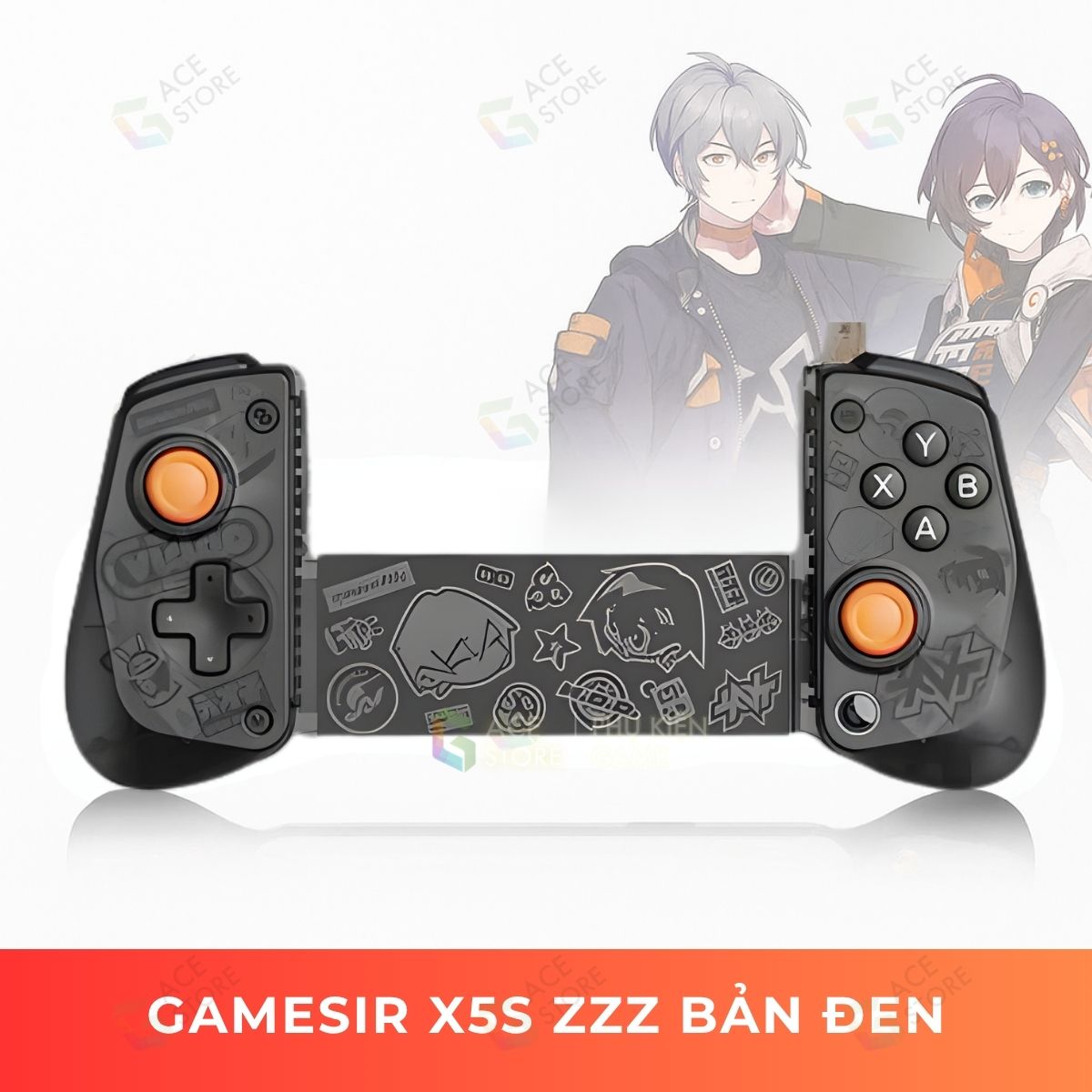 Tay Cầm GameSir X5s – Không dây Đa Nền Tảng, Hall Effect, Gyro 6 Trục, Kẹp Điện Thoại, Switch2/Android/PC