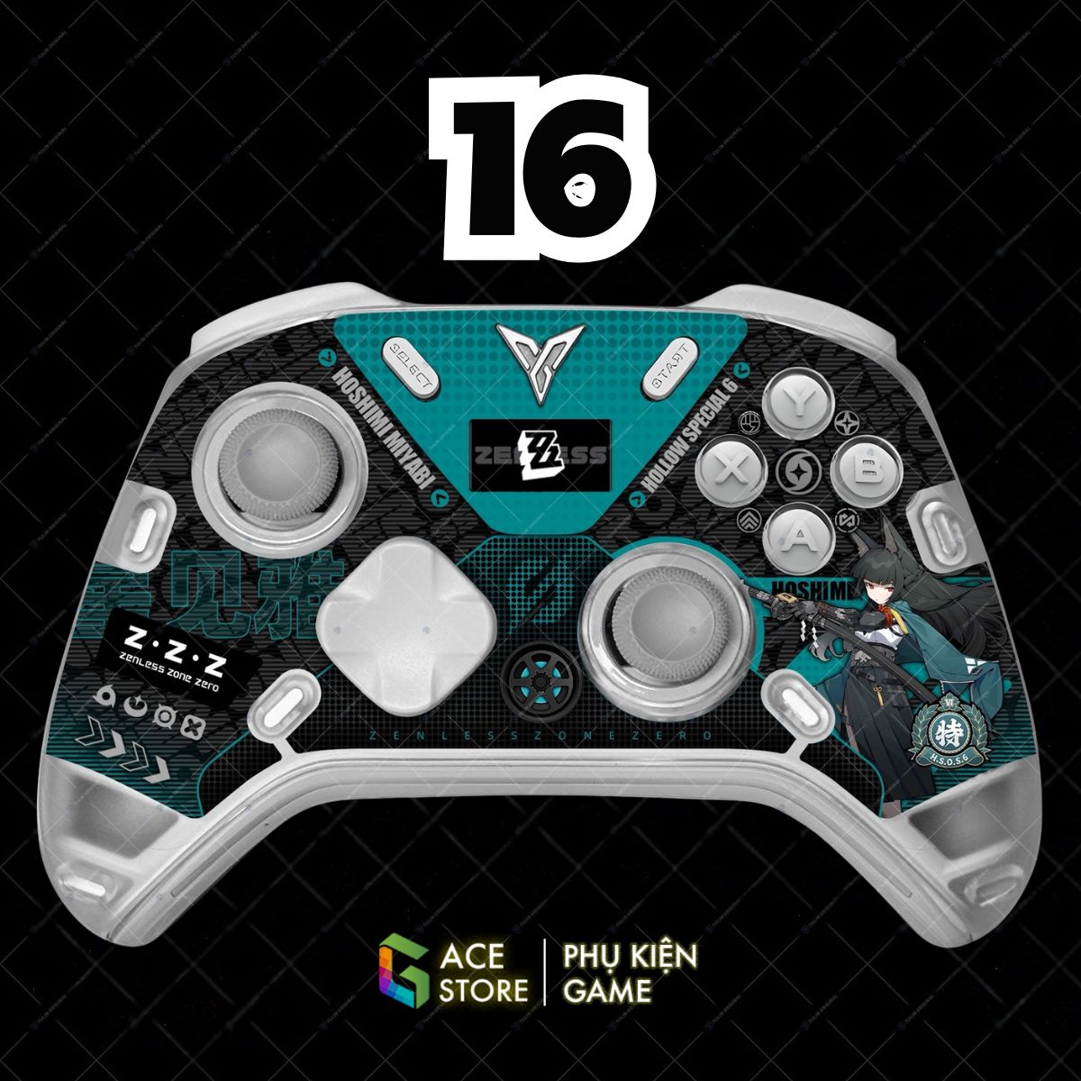 Miếng Dán Decal Cao Cấp Cho Flydigi Apex 5 Elite – EVA-01, EVA-02, MiKu, Wuchang, Demon Slayer, Zenless Zone Zero