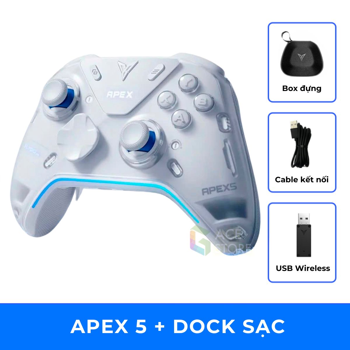 Flydigi Apex 5 Elite - Tay Cầm Chơi Game Cho PC / Mobile / Nintendo Switch